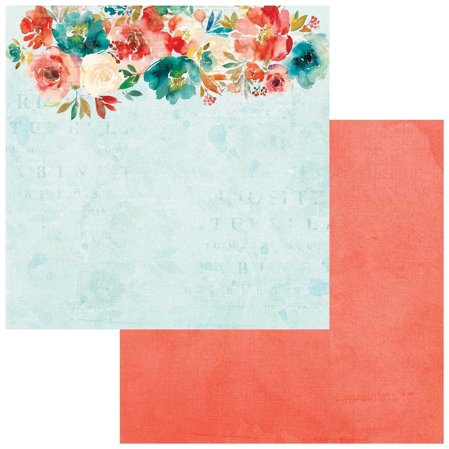 49 and Market ArtOptions ALENA FULL BLOOM 12&quot;X12&quot; Scrapbook Paper