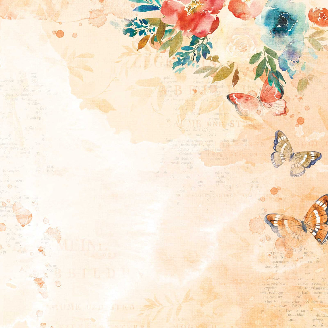 49 and Market ArtOptions ALENA HAPPY DANCERS 12"X12" Scrapbook Paper