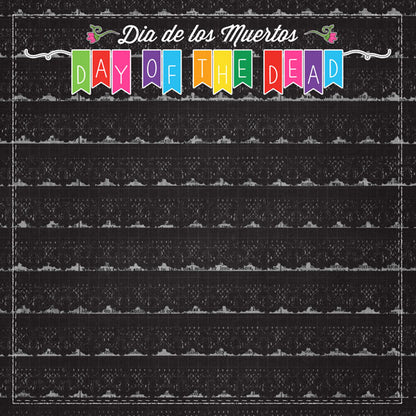 Scrapbook Customs DAY OF THE DEAD MEXICO Paper Pack 10pc