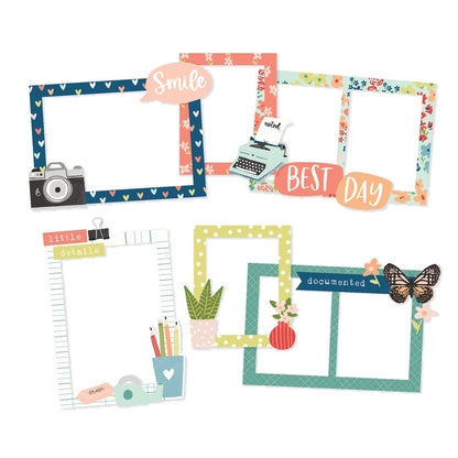 Simple Stories LIFE CAPTURED Chipboard Frames 6pc