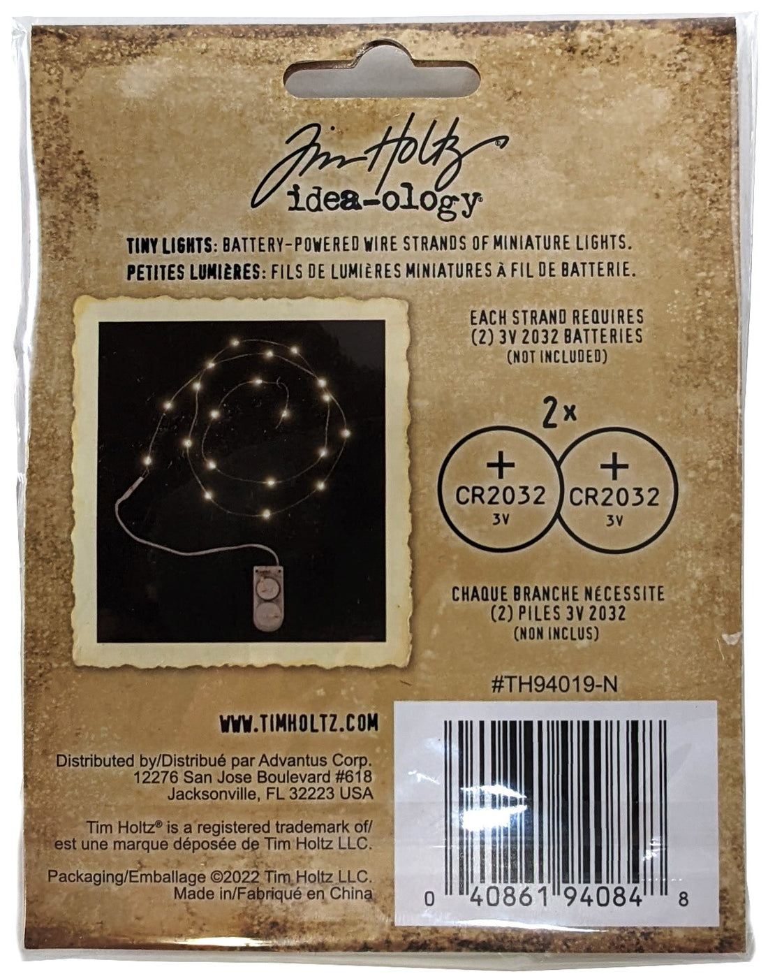 Tim Holtz Idea Ology TINY LIGHTS 2pc