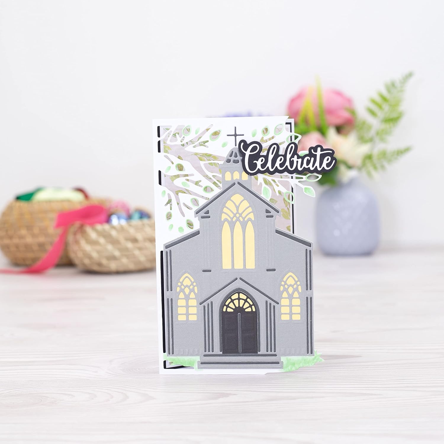 Gemini Inter’lace VILLAGE CHAPLE Metal Cutting Die 1pc