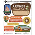 Scrapbook Customs ARCHES NATIONAL PARK SIGNS Sticker 10pc