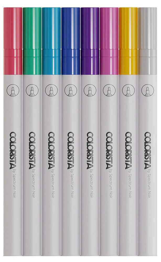 Colorista by Spectrum Noir SPARKLING BRIGHTS Glitter Markers