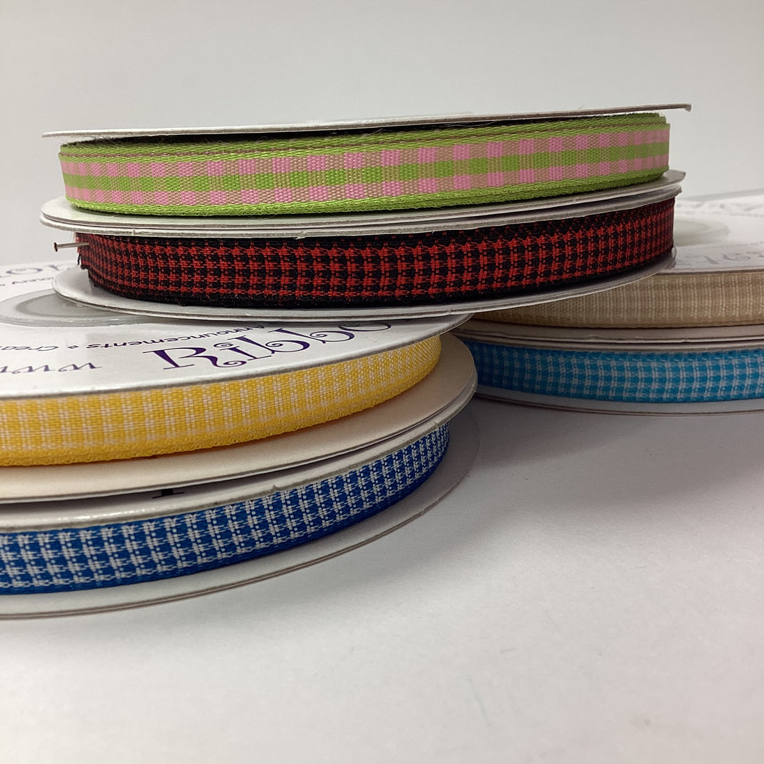 Creative Impressions 1/4” MINI CHECK GINGHAM Ribbon Trim 1 yard and