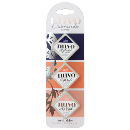 Nuvo Diamonds Ink Pads CORAL SKIES