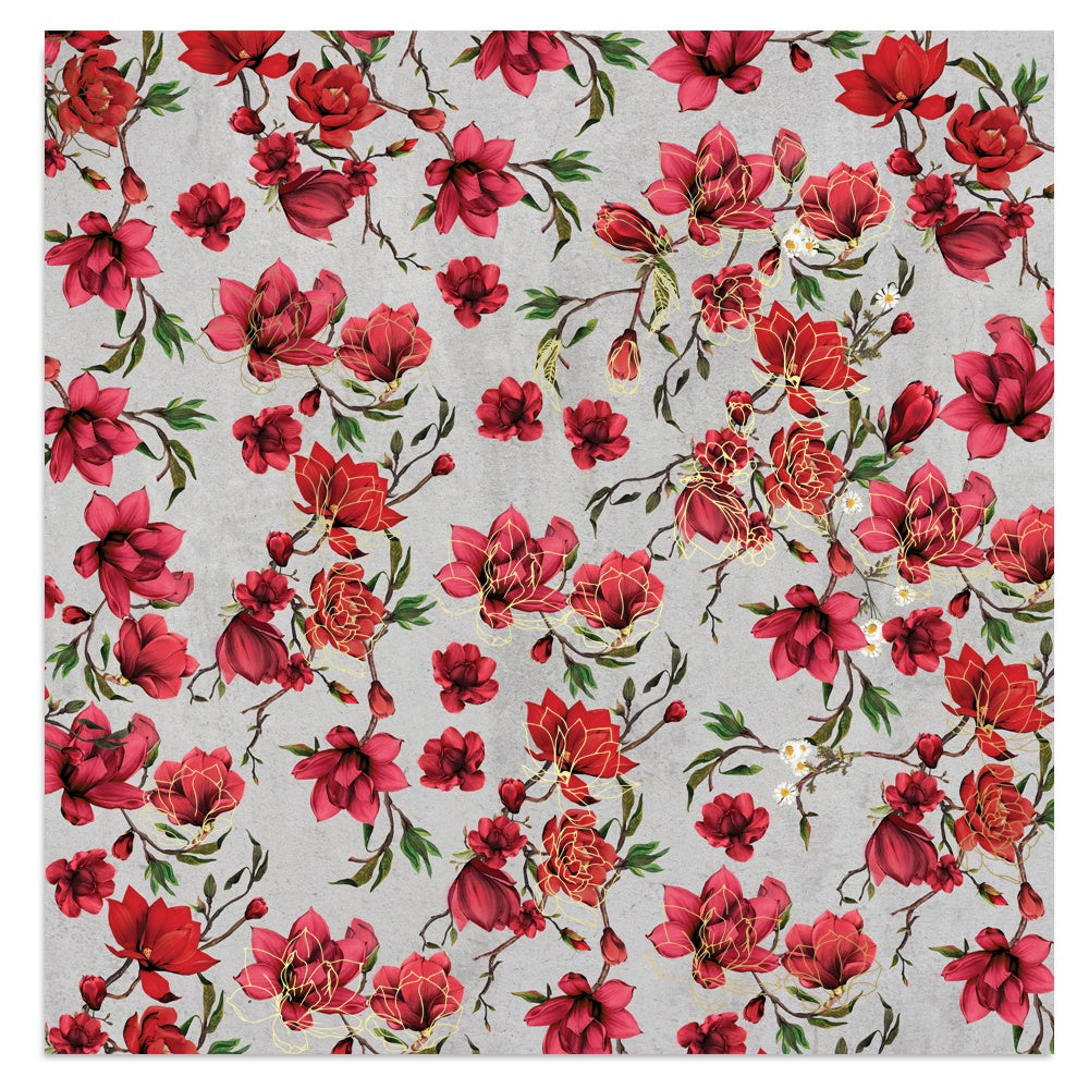 Prima MAGNOLIA ROUGE 12&quot;X12&quot; Scrapbook Paper Collection