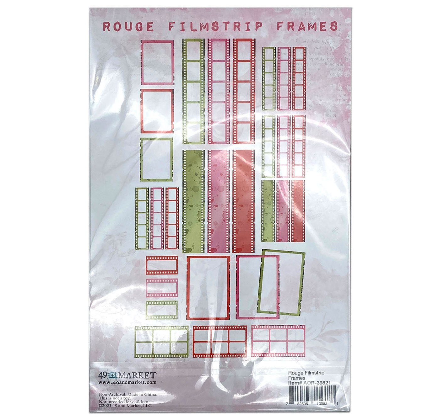 49 and Market ARToptions ROUGE FILMSTRIP FRAMES 30pc