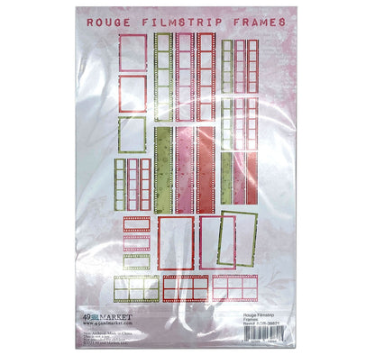 49 and Market ARToptions ROUGE FILMSTRIP FRAMES 30pc