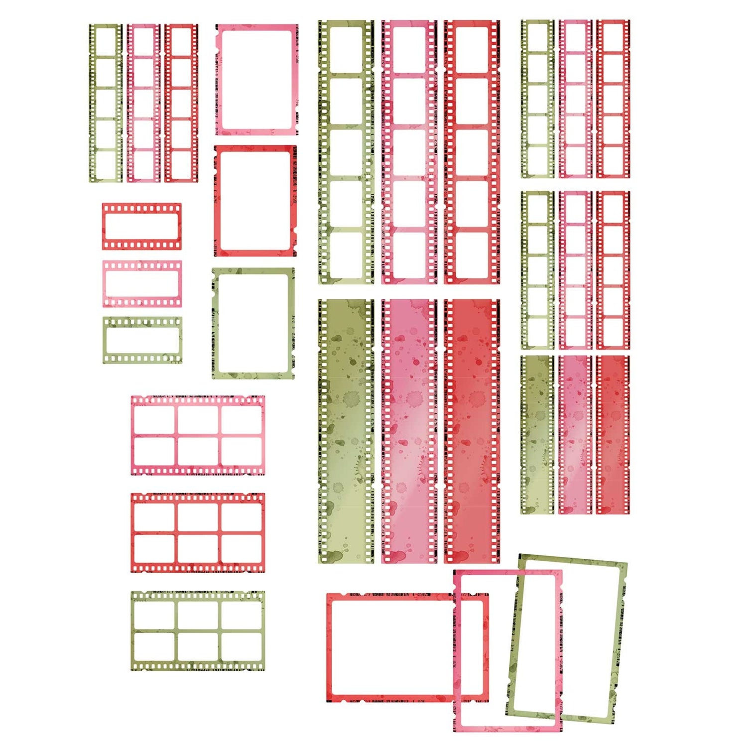 49 and Market ARToptions ROUGE FILMSTRIP FRAMES 30pc