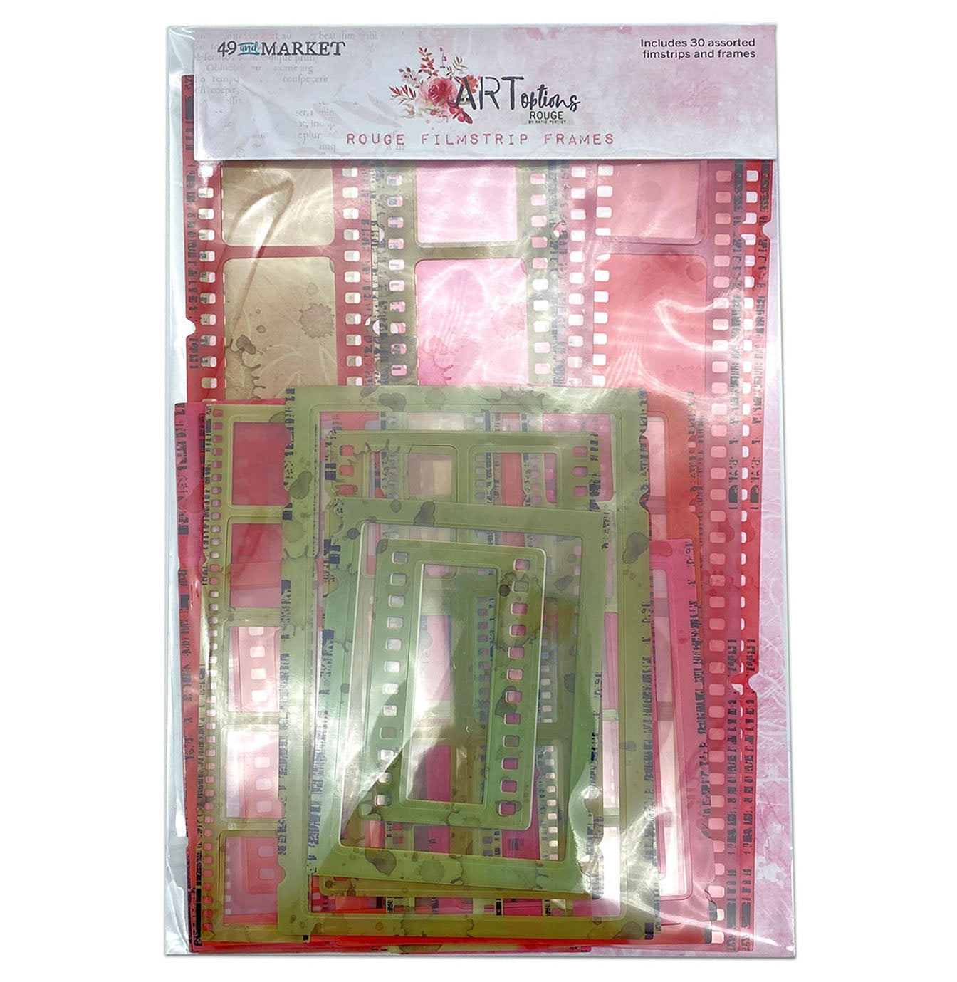 49 and Market ARToptions ROUGE FILMSTRIP FRAMES 30pc