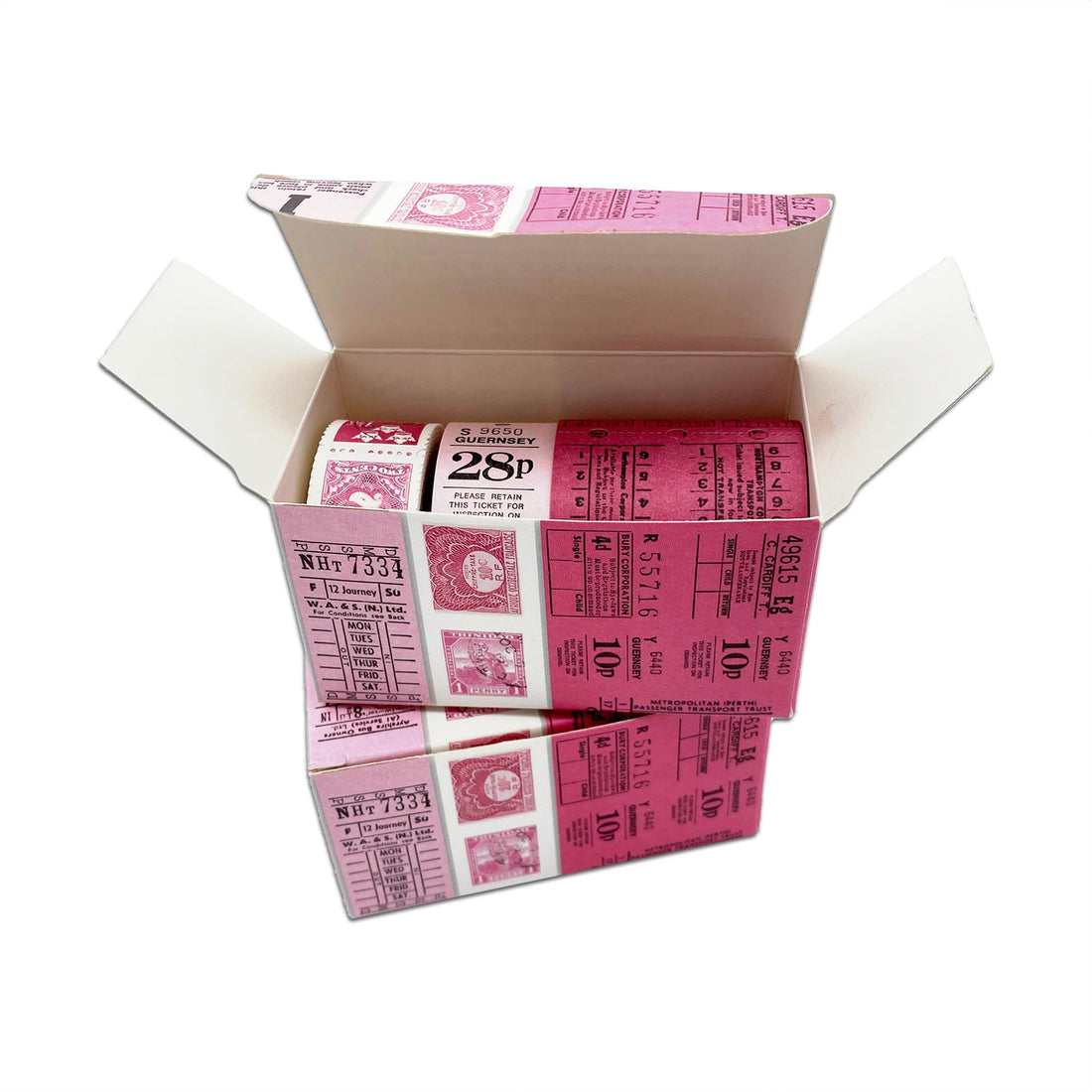 49 and Market Vintage Bits TICKET ESSENTIALS BLOSSOM Perforated Tickets &amp; Stamps 3 Rolls