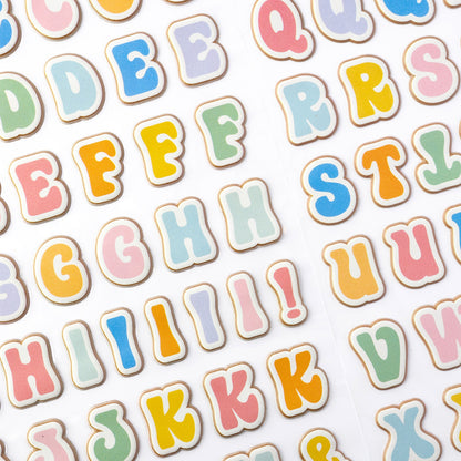 Thickers Jen Hadfield GROOVY Puffy Stickers