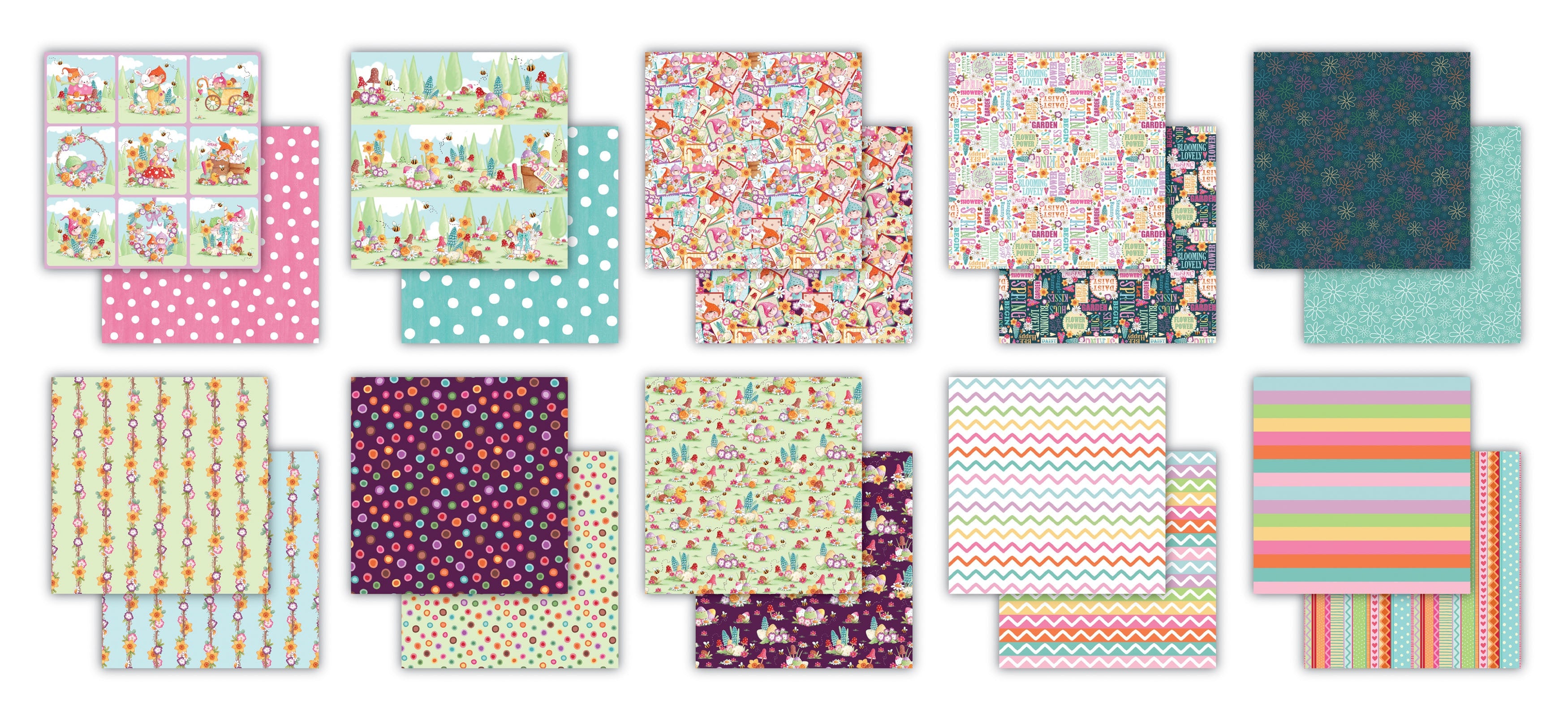 Craft Consortium LET SPRING BEGIN 12X12 Premium Paper Pad