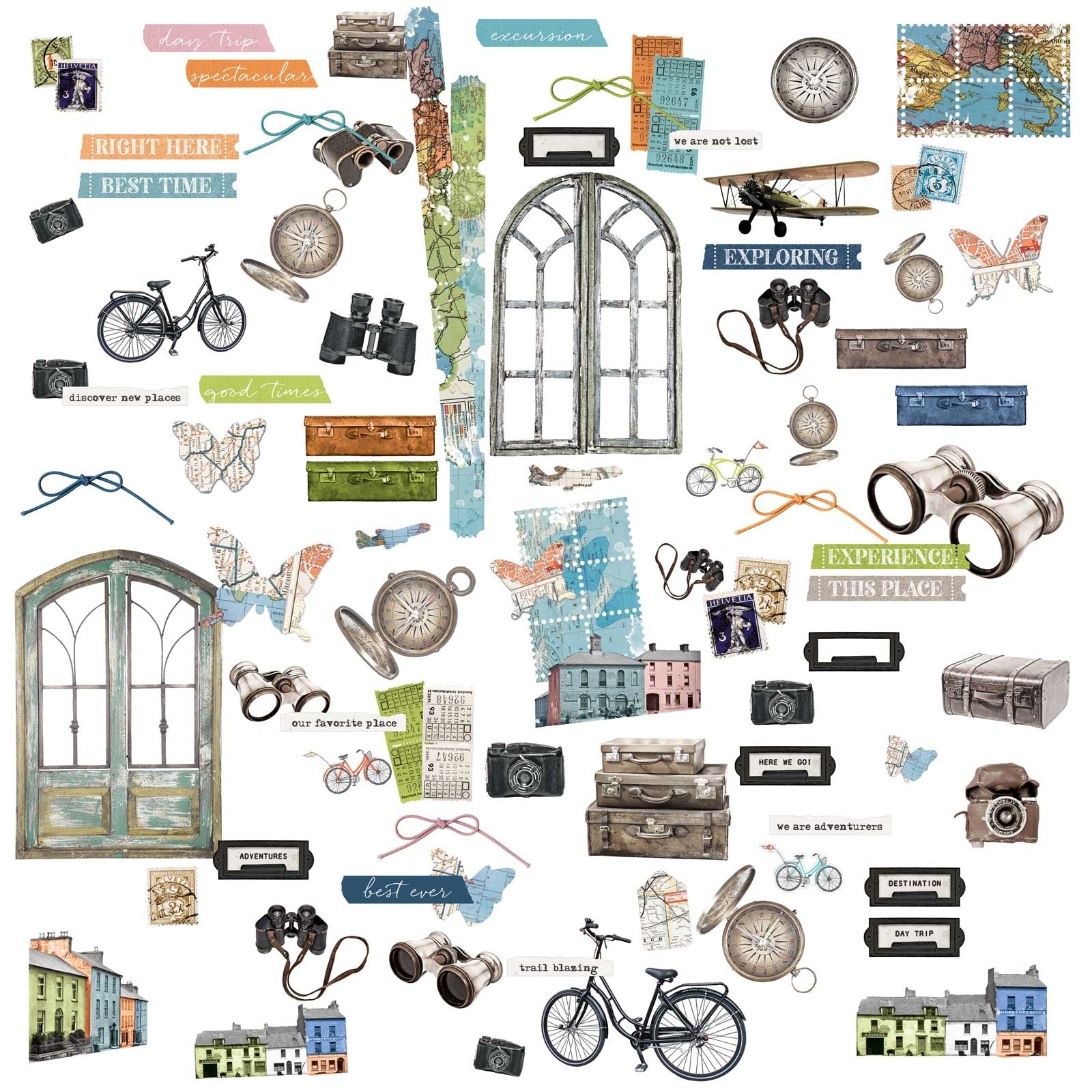 49 and Market EVERYWHERE LASER CUT ELEMENTS 4 Sheets