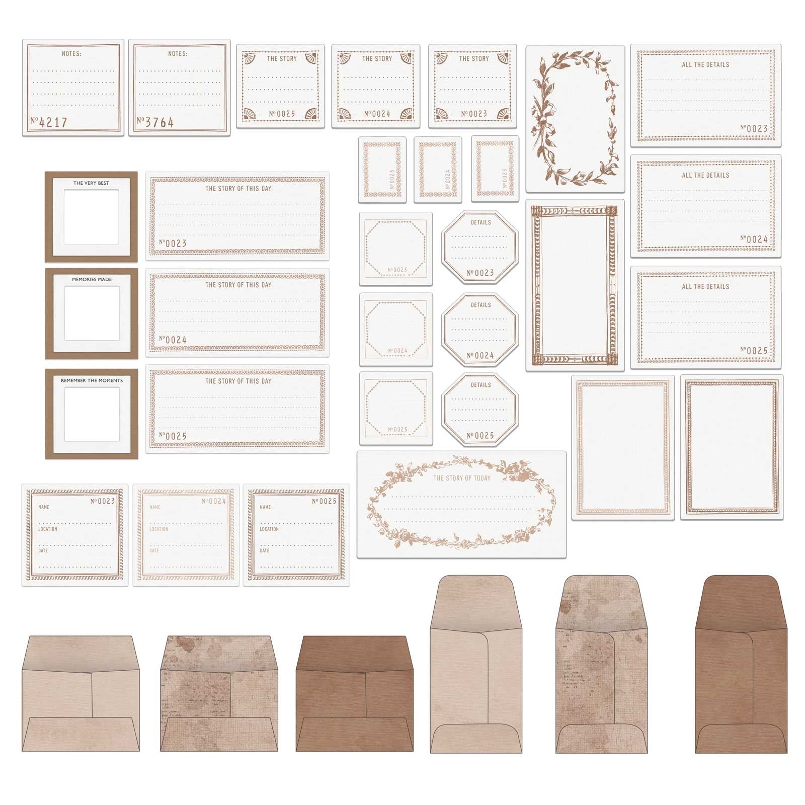 49 and Market Color Swatch TOAST Envelope Bits 37pc