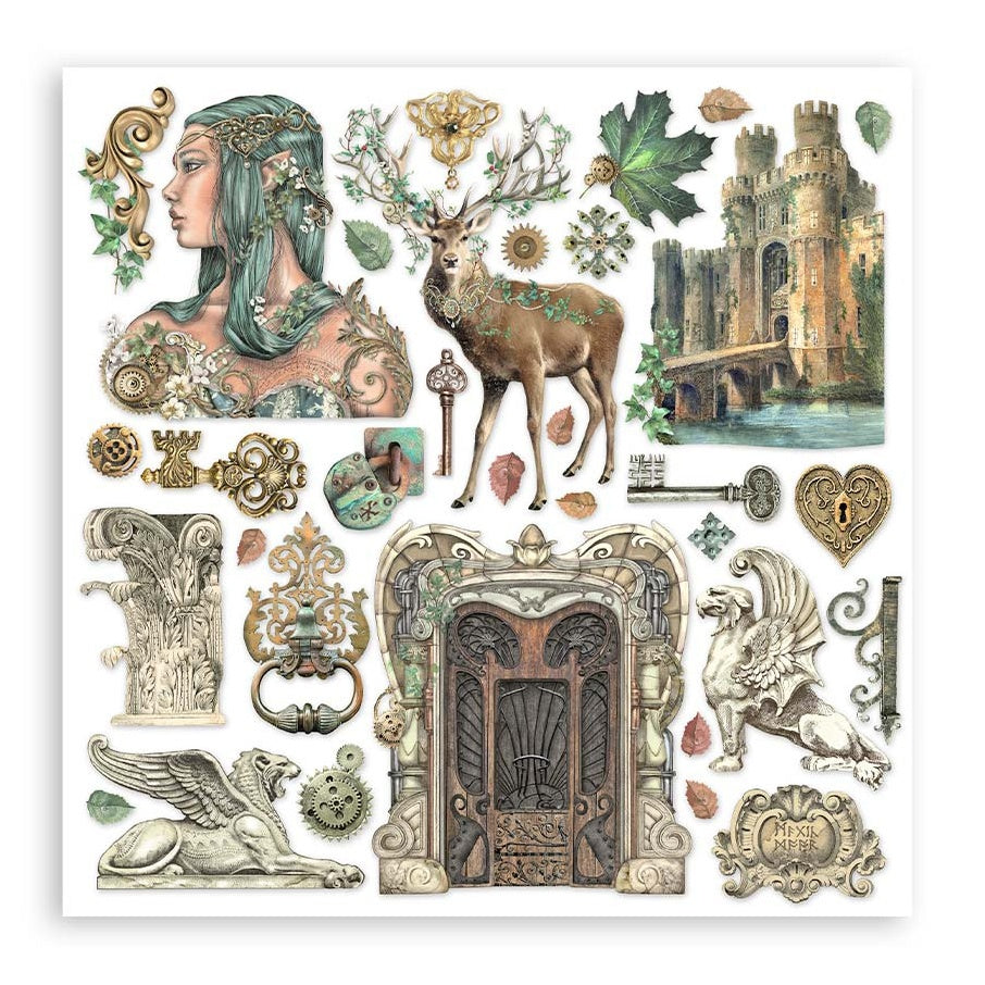 Stamperia MAGIC FOREST 12"X12" Scrapbook Paper Pack