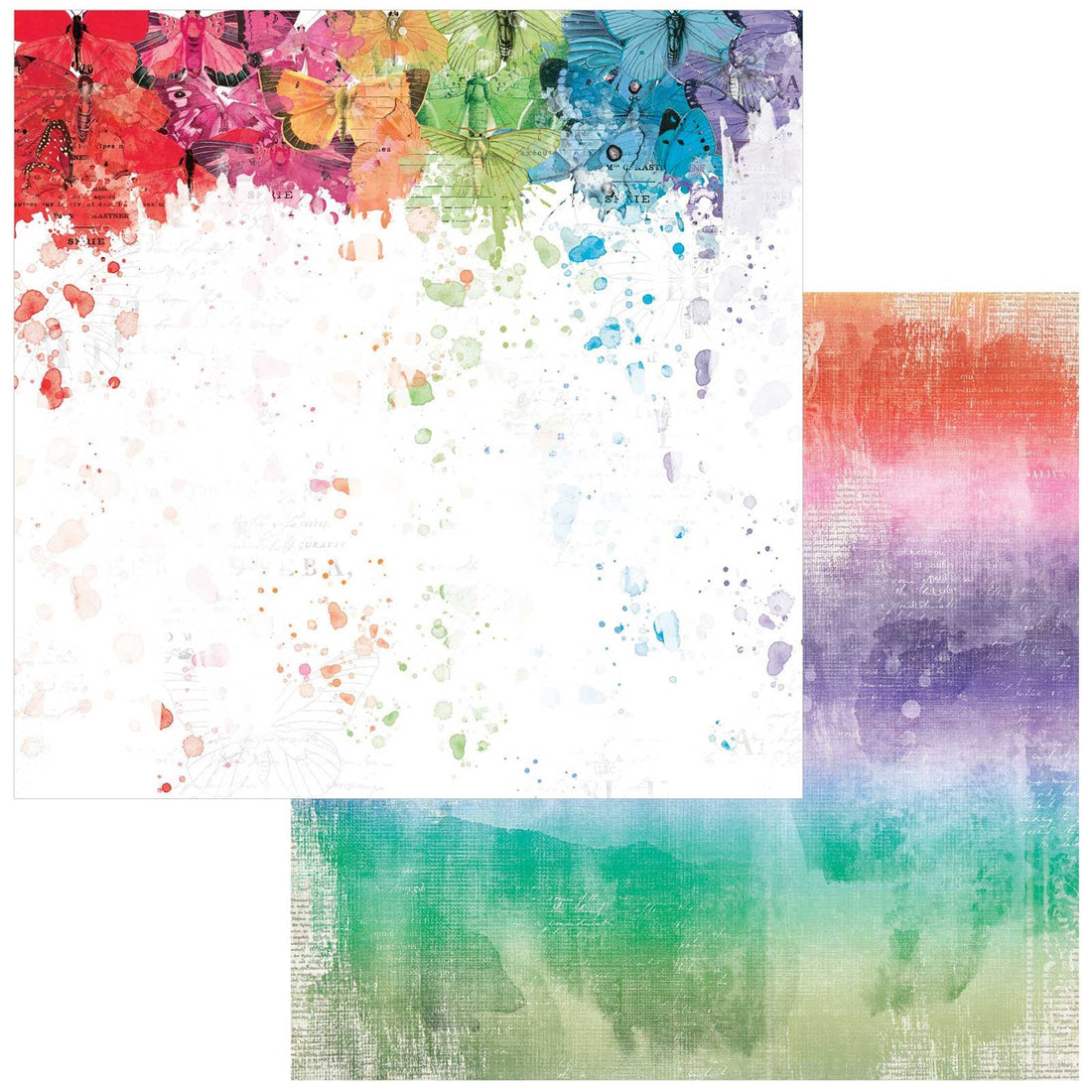 49 and Market Spectrum Gardenia CLASSICS MENAGERIE MEDLEY 12"X12" Scrapbook Paper