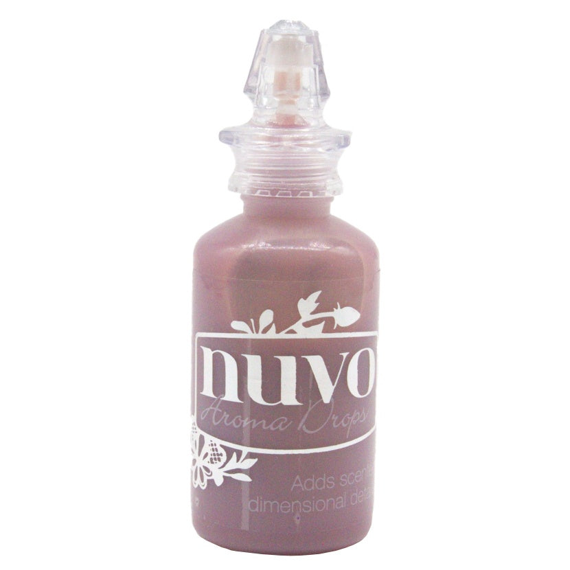 Nuvo Aroma Drops DAMASK ROSE 3D Scented Enamel Dots 1oz