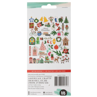 Vicki Boutin PEPPERMINT KISSES Embellishments DieCuts 50pc