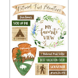 Scrapbooksrus ARCHES KIT Papers and Stickers 5pc National Park Utah