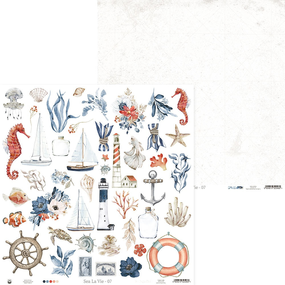 P13 SEA LA VIE 07 12"X12" Scrapbook Paper