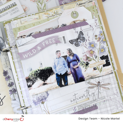 Simple Stories SIMPLE VINTAGE MEADOW FLOWERS Washi Tape 5 Rolls