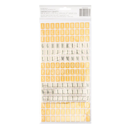 Thickers Crate Paper Moonlit Magic INSPIRED Foam Cardstock Letter Stickers