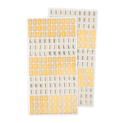 Thickers Crate Paper Moonlit Magic INSPIRED Foam Cardstock Letter Stickers