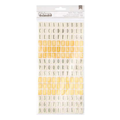 Thickers Crate Paper Moonlit Magic INSPIRED Foam Cardstock Letter Stickers