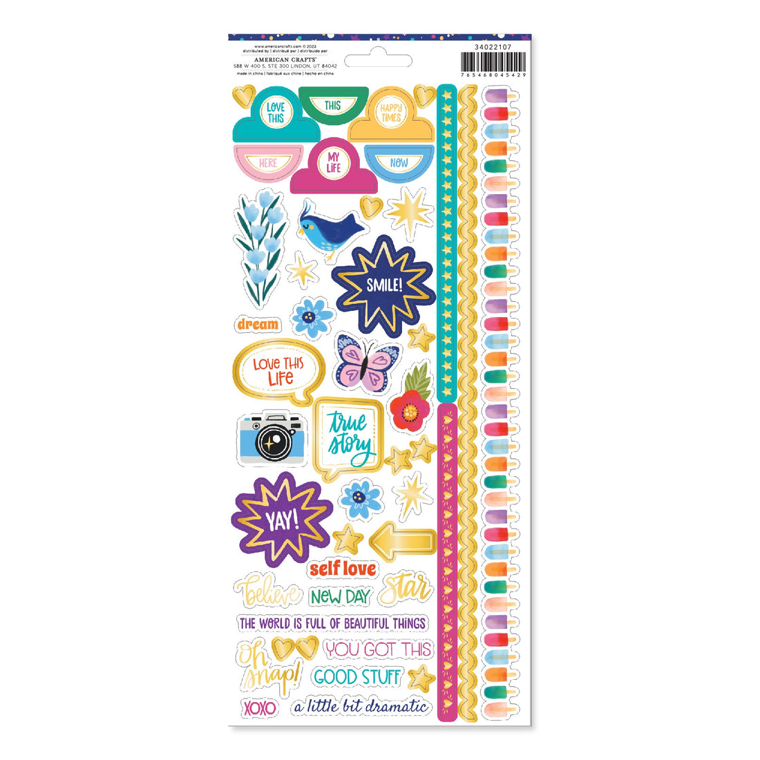 Shimelle Main Character Energy STICKERS 96pc