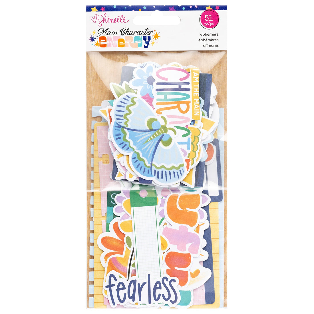 Shimelle Main Character Energy EPHEMERA 51pc