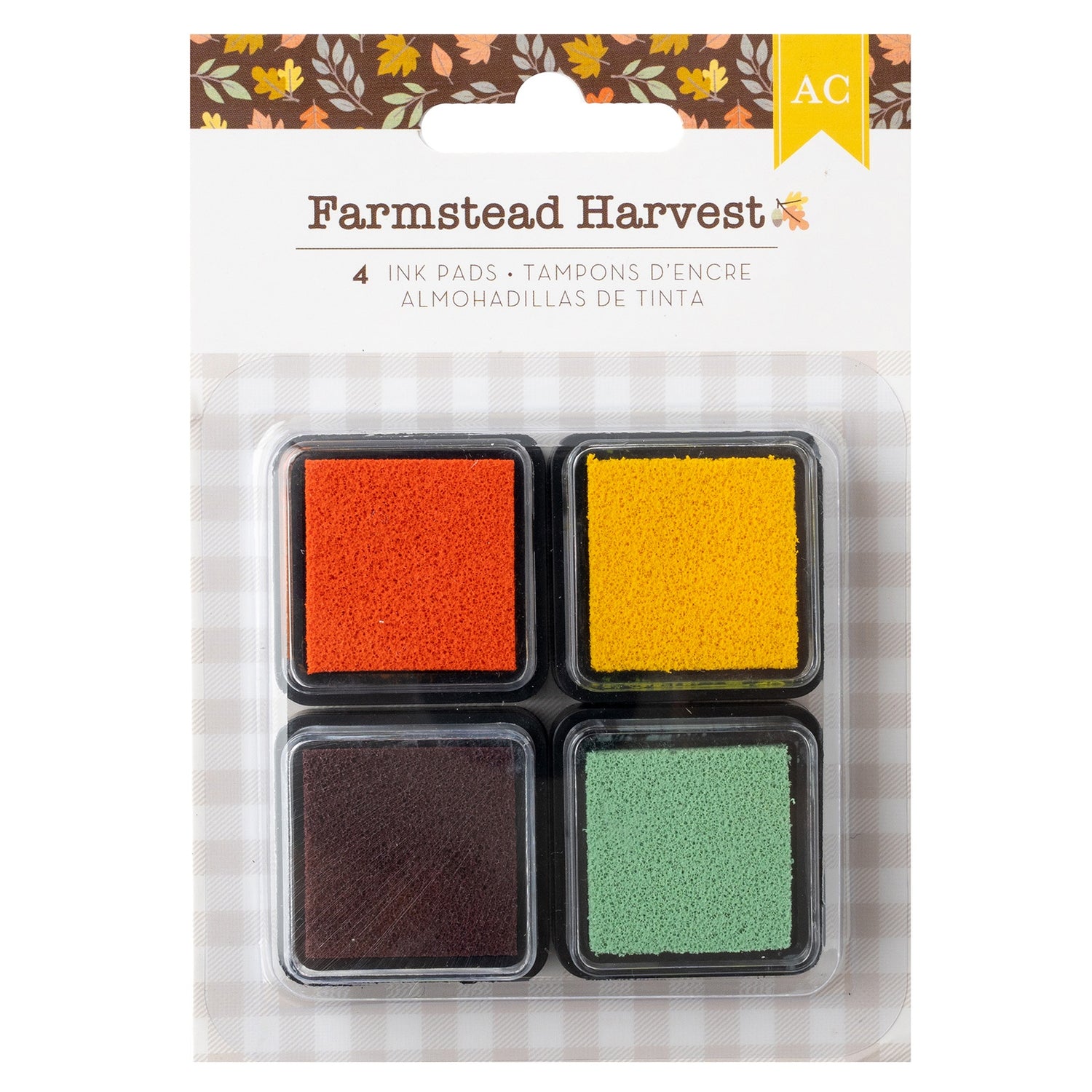 AC American Crafts FARMSTEAD HARVEST Ink Pads 4pc