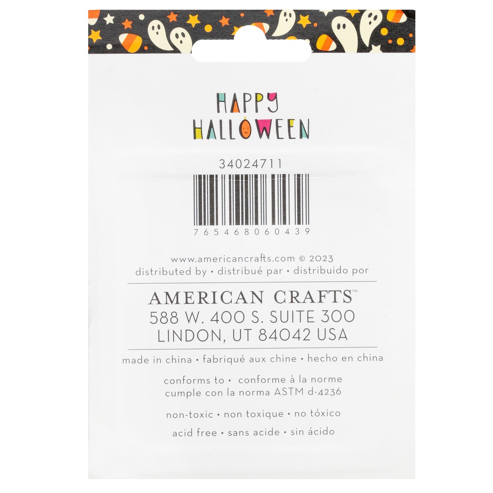 AC American Crafts HAPPY HALLOWEEN Ink Pads 4pc