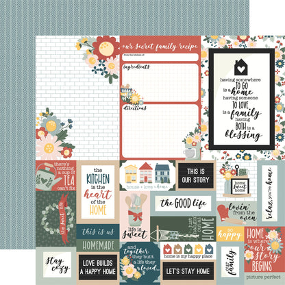 Echo Park GOOD TO BE HOME 12X12 Scrapbook Paper