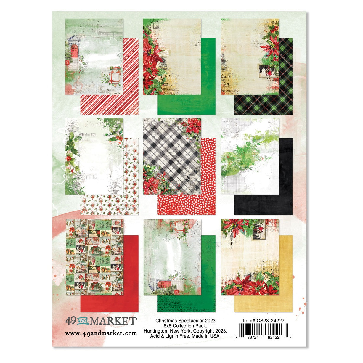 49 and Market CHRISTMAS SPECTACULAR 6”X8” Collection Pack