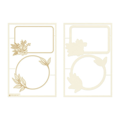 P13 Coffee Break LIGHT CHIPBOARD EMBELLISHMENTS 04 Set