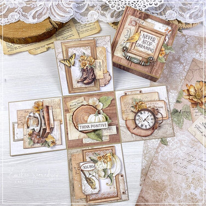 Stamperia Romantic GOLDEN HARMONY 12&quot;X12&quot; Scrapbook Paper Pad