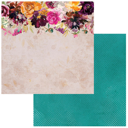 49 and Market ARTOPTIONS SPICE INVERTED GARDEN 12X12 Scrapbook Paper