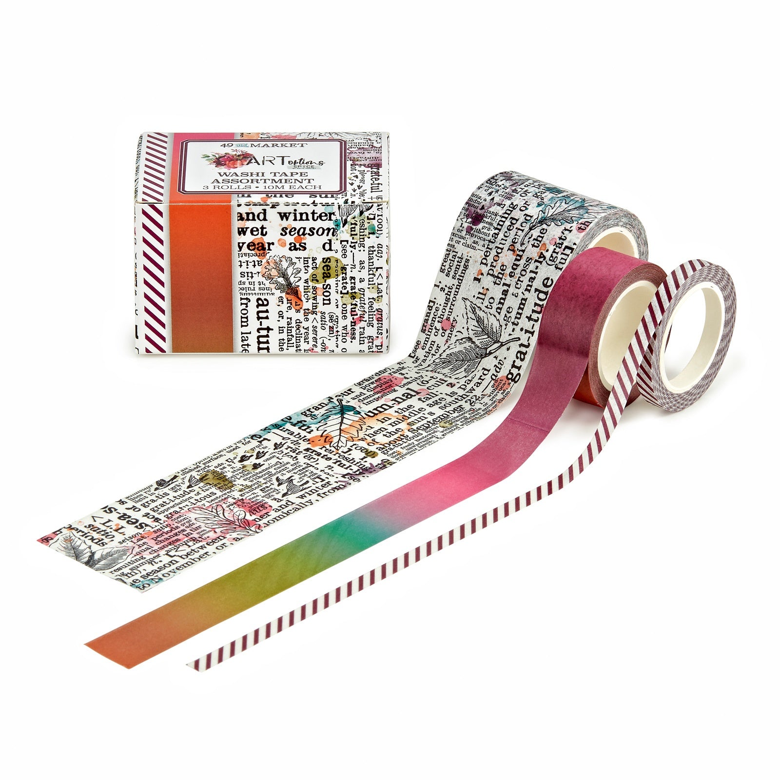 49 and Market Artoptions SPICE WASHI TAPE ASSORTMENT 3 Rolls