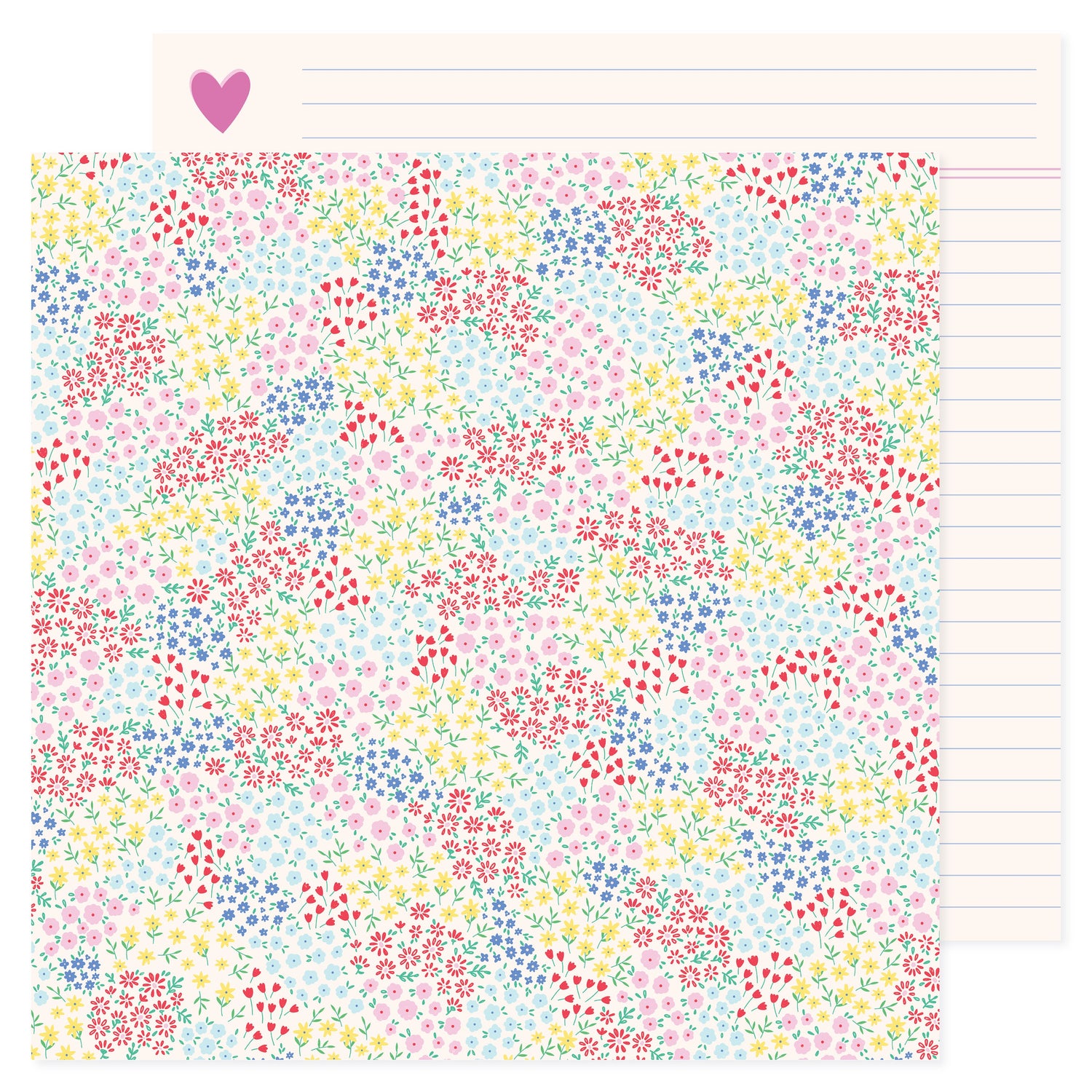 Pebbles ALL THE CAKE 12&quot;X12&quot; Scrapbook Paper