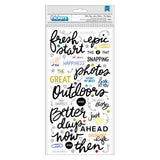 American Crafts Thickers BETTER DAYS Puffy Phrase And Accent Stickers 133pc
