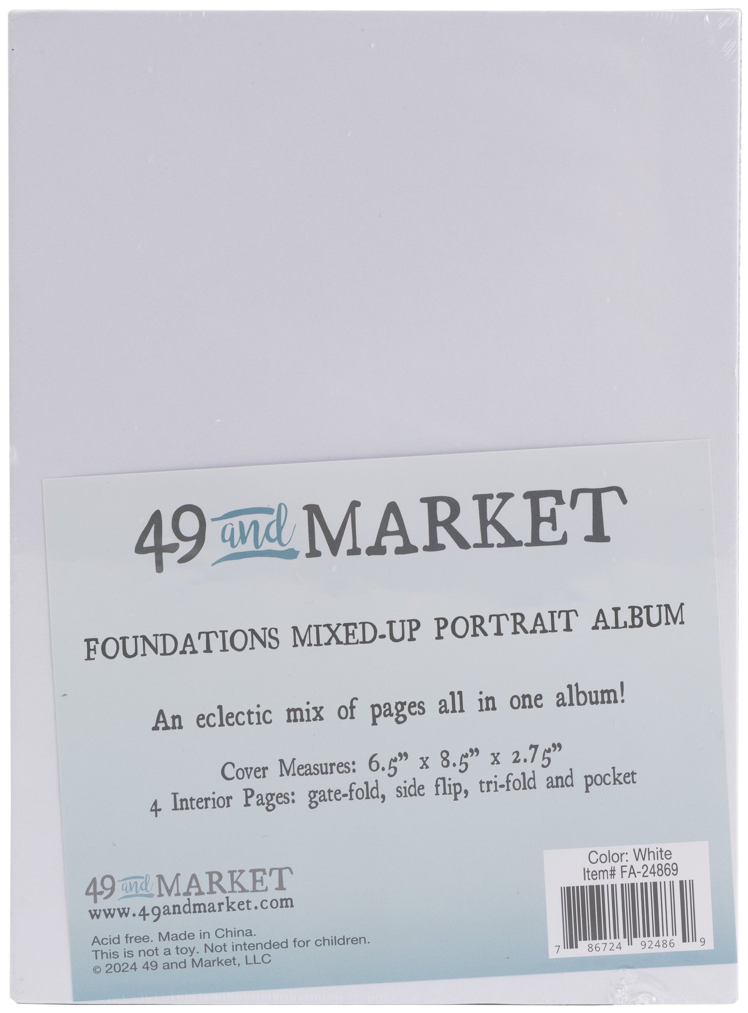 49 and Market Foundations MIXED PORTRAIT ALBUM SERIES WHITE