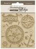 Stamperia Decorative Chips SONGS OF THE SEA Rudder Chipboard 12pc