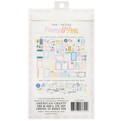 Bea Valint POPPY &amp; PEAR Paperie Pack