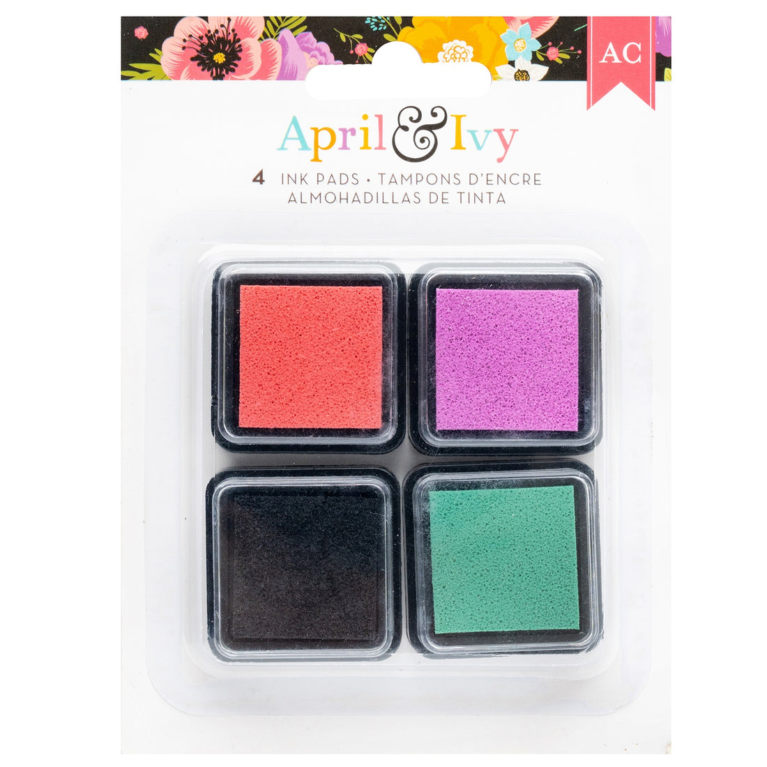 AC American Crafts April & Ivy INK PADS 4pc