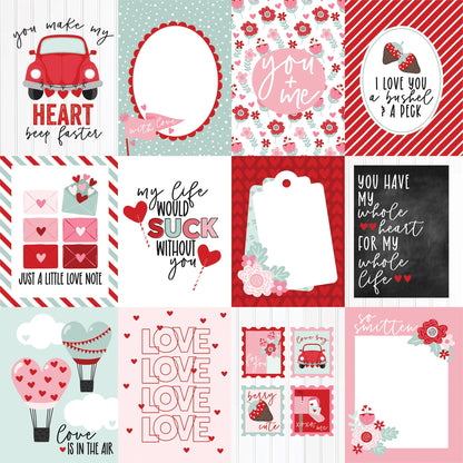 Echo Park LOVE NOTES 12X12 Scrapbook Paper