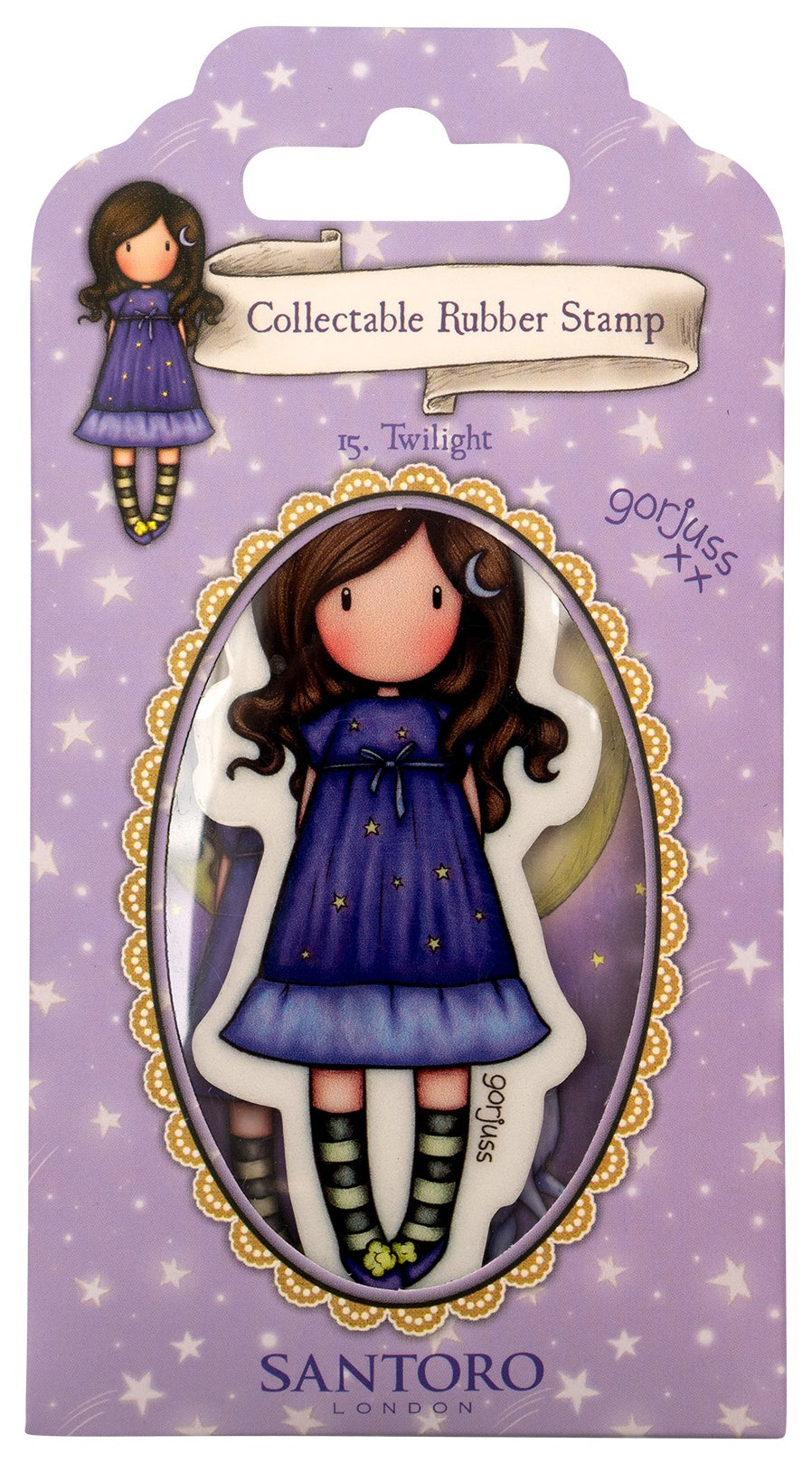 Santoro Gorjuss 15. TWILIGHT Rubber Stamp 1pc