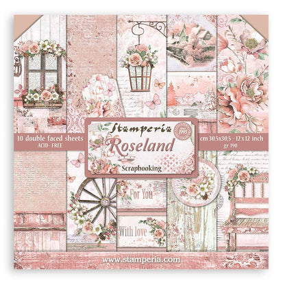 Stamperia ROSELAND 12&quot;X12&quot; Scrapbook Paper Pad