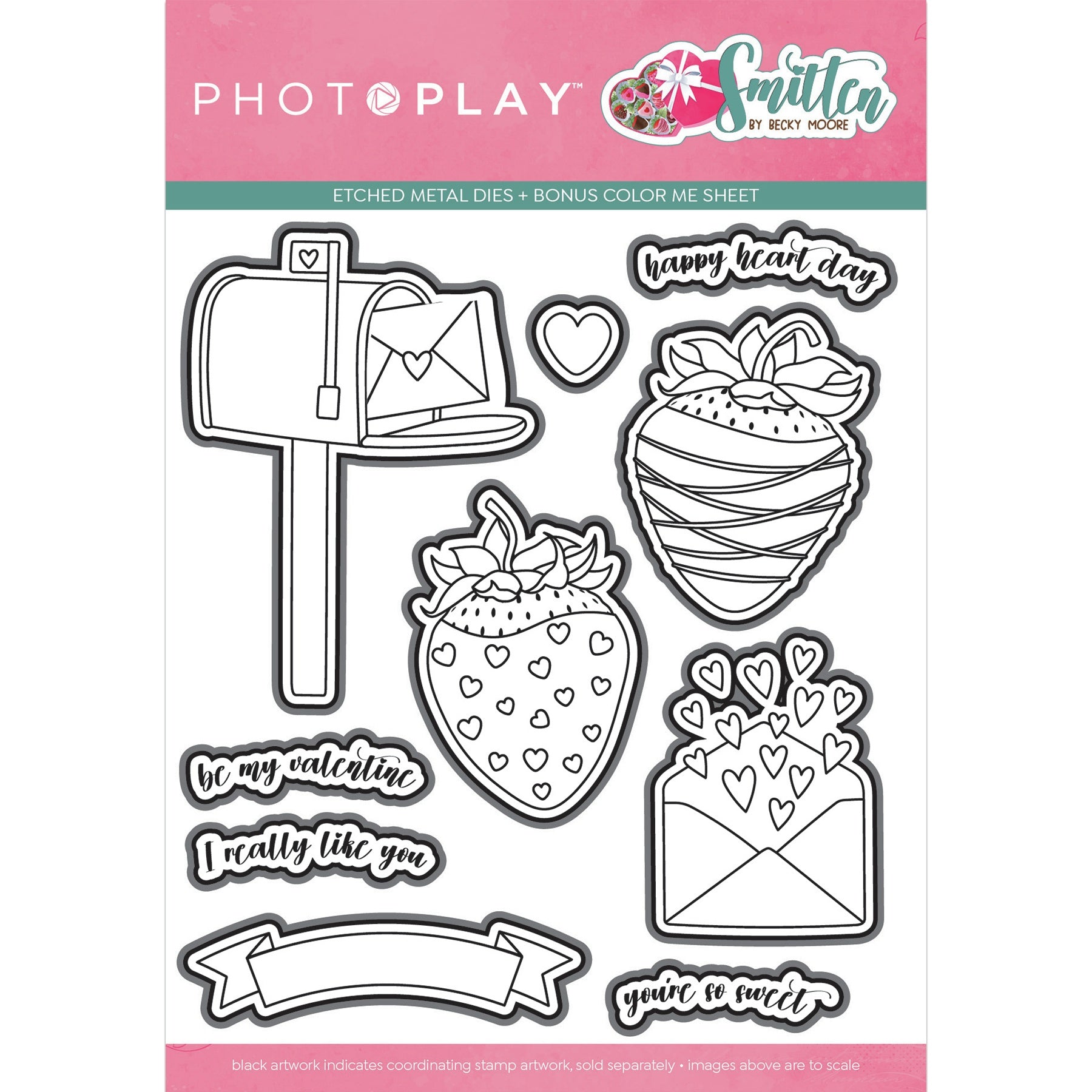 Photoplay SMITTEN Stamps &amp; Dies Set